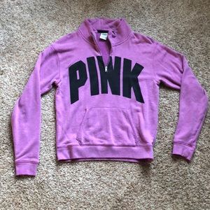 PINK half zip up